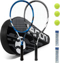 Tennis Rackets for Adults 2-Player 27 in Pre-Strung Set - Value Pack