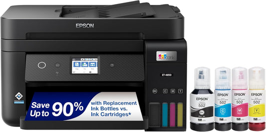 Epson EcoTank ET-4850: Cartridge-Free Printing Bliss