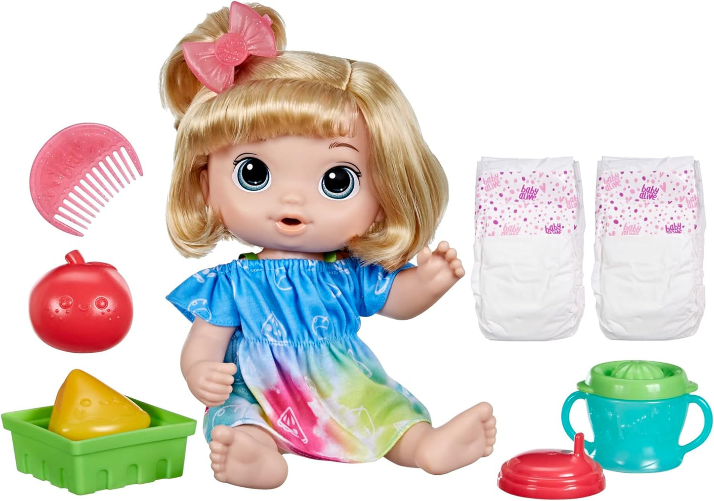 Baby Alive Fruity Sips Doll - Drinks & Wets Fun!