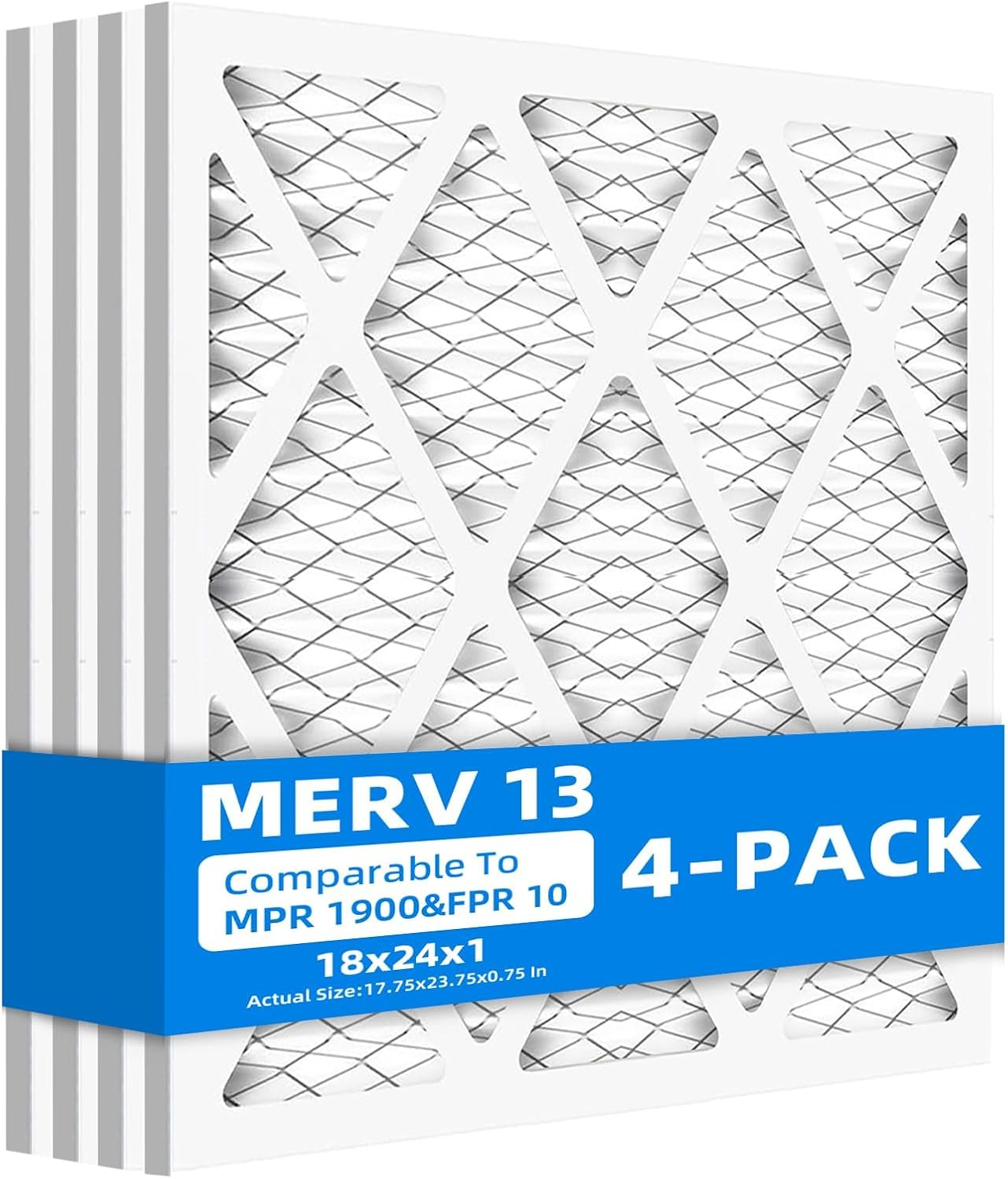 18x24x1 Furnace Air Filters - MPR 1900 & MERV 13 Quality