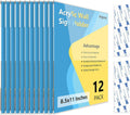 Acrylic Sign Holder 8.5 x 11 Wall Mount - Clear Vertical Display