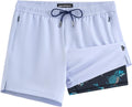 maamgic Mens Swim Trunks with Compression Liner 5 in - Comfortable