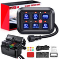 6 Gang Switch Panel Universal Circuit Control Relay System - 12V