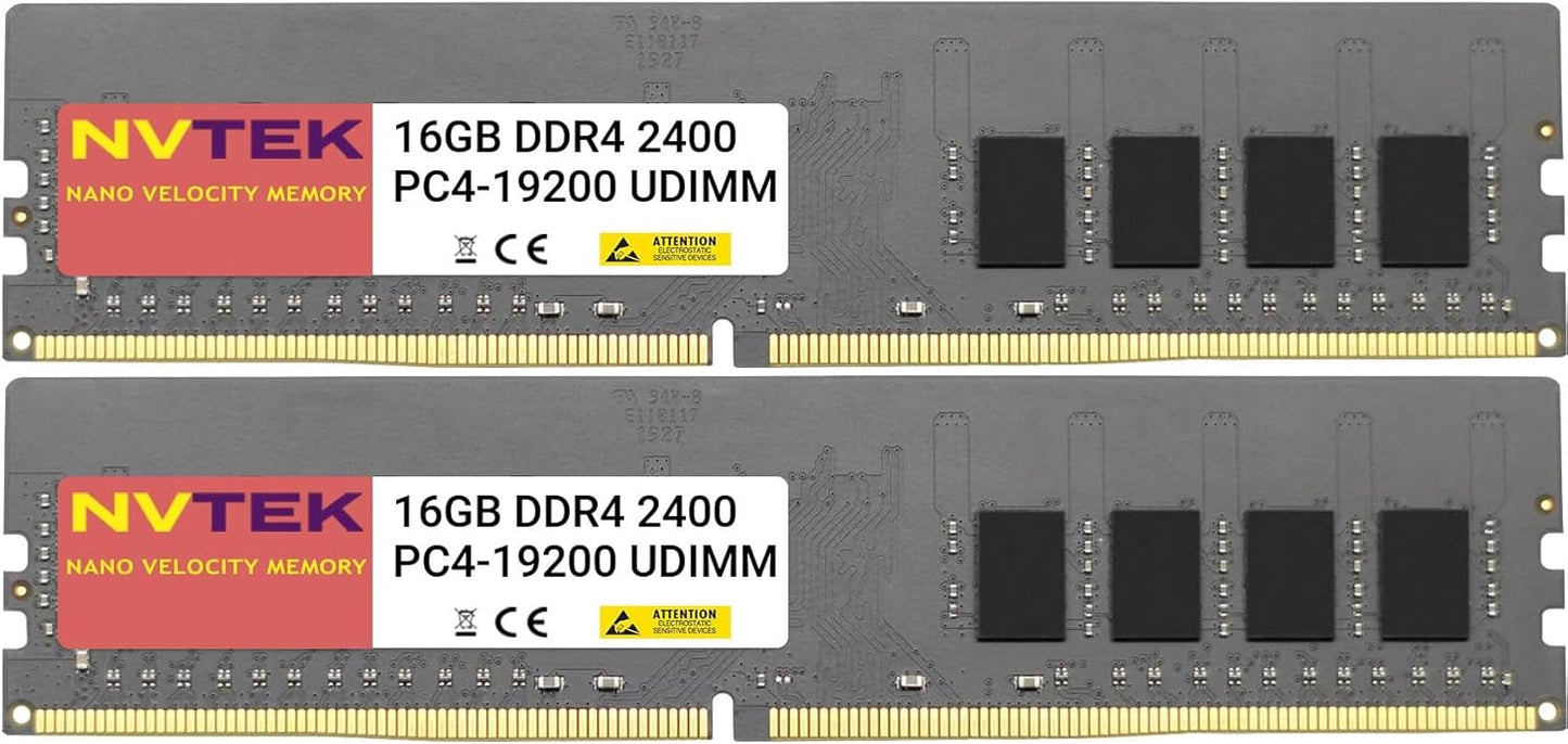 32GB DDR4 2400MHZ PC4-19200 Non-ECC Memory Upgrade Kit