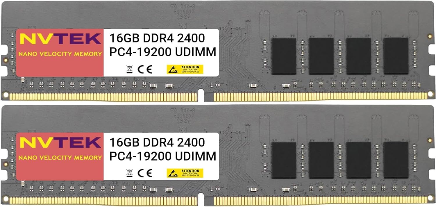 32GB DDR4 2400MHZ PC4-19200 Non-ECC Memory Upgrade Kit