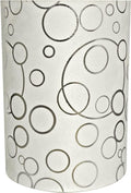 Transitional Drum Spider Lamp Shade 8 in x 11 in - Clean White Look