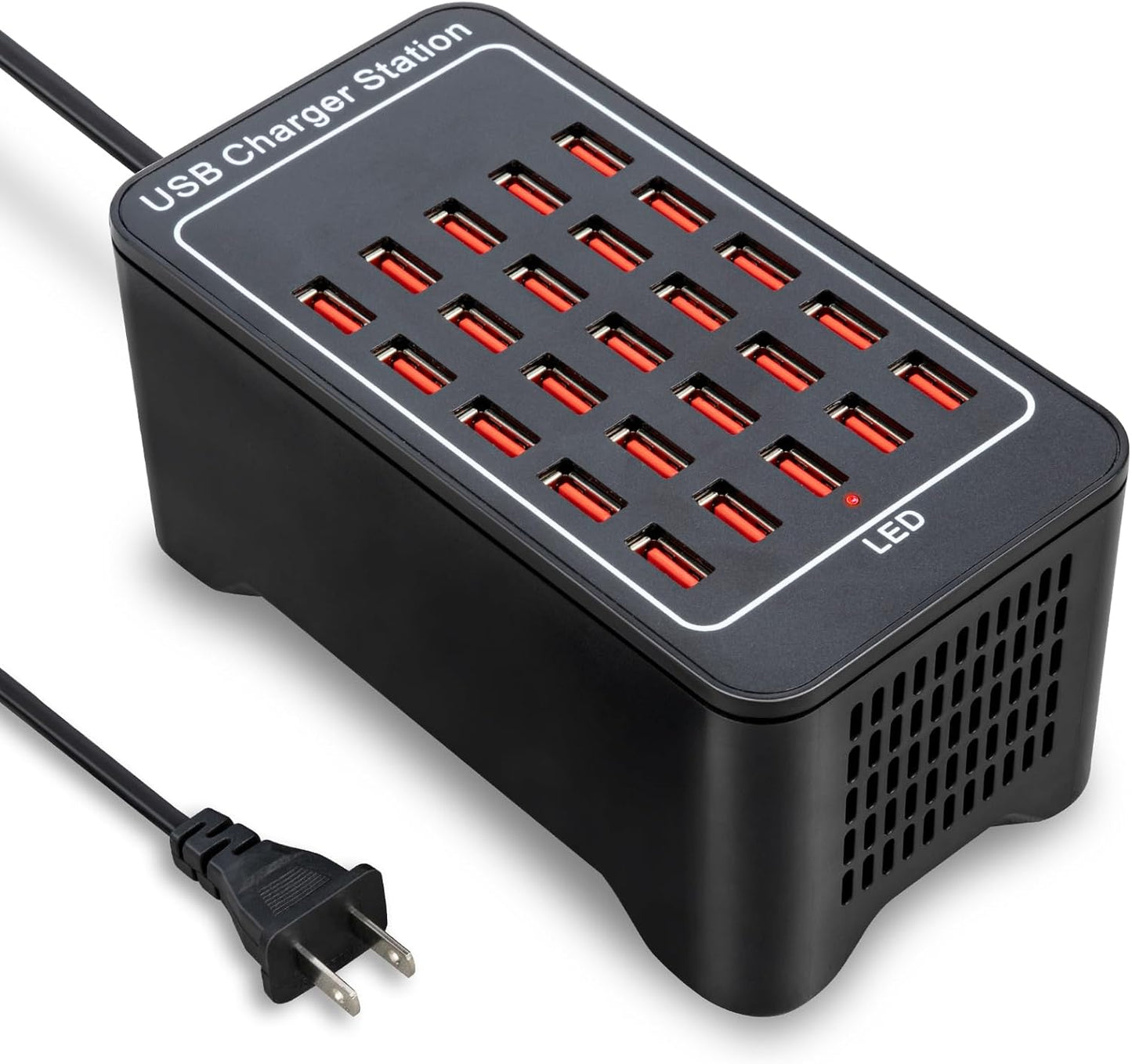 RUANSZZ 25-Port USB Charging Organizer - Rapid 125W Fast Charger