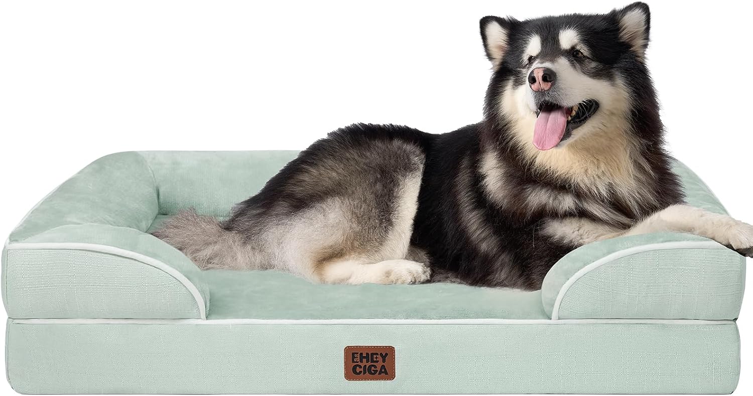 Orthopedic XL Dog Bed with Waterproof Memory Foam for Comfort