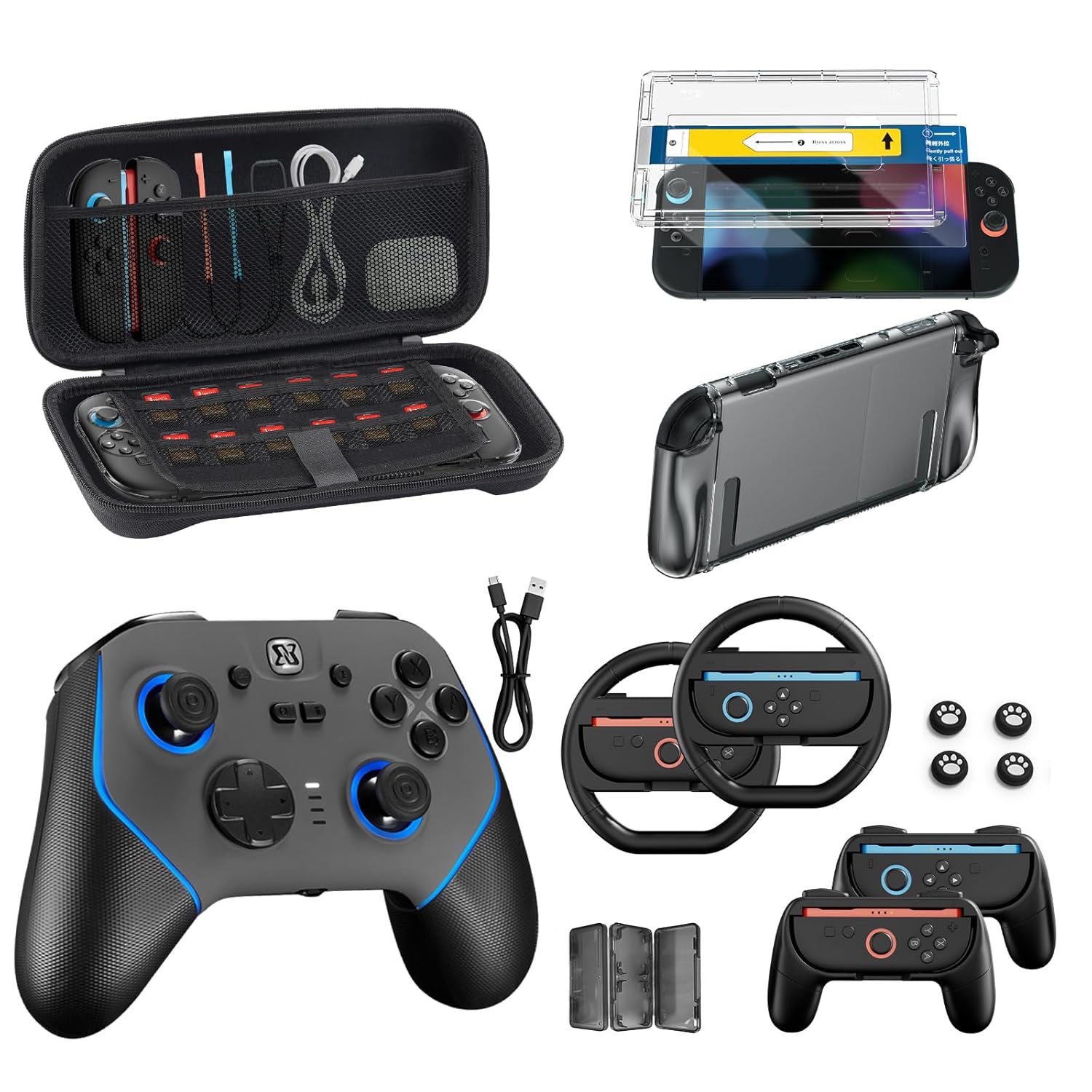 Switch 2 Accessories Bundle for Nintendo: Complete Gaming Kit