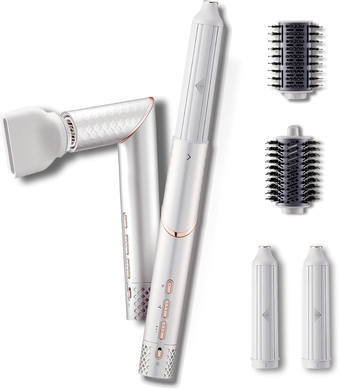 GlamUp 5-in-1 Flexible Hair Styler - Fast Drying, No Heat Damage