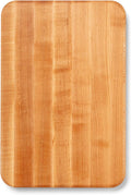 Wood Cutting Board 18x12 Edge-Grain Maple - Reversible, Durable