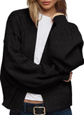 Dokotoo Women's Trendy Open Front Chunky Cardigan - Cozy Layer