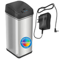 iTouchless 13 Gallon Sensor Trash Can with AC Adapter - Touchless