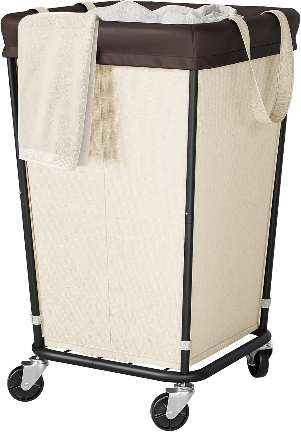 160L Rolling Laundry Basket with Wheels for Easy Mobility