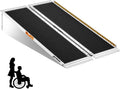 4FT Wheelchair Ramp for Home Steps - Portable Aluminum Design