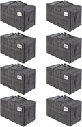 VENO 8 Pack Moving Bags - Extra Large Reusable Storage Tote