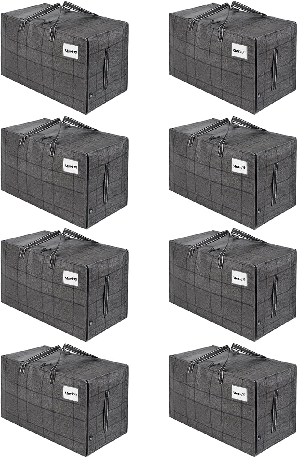 VENO 8 Pack Moving Bags for Easy Storage and Organization