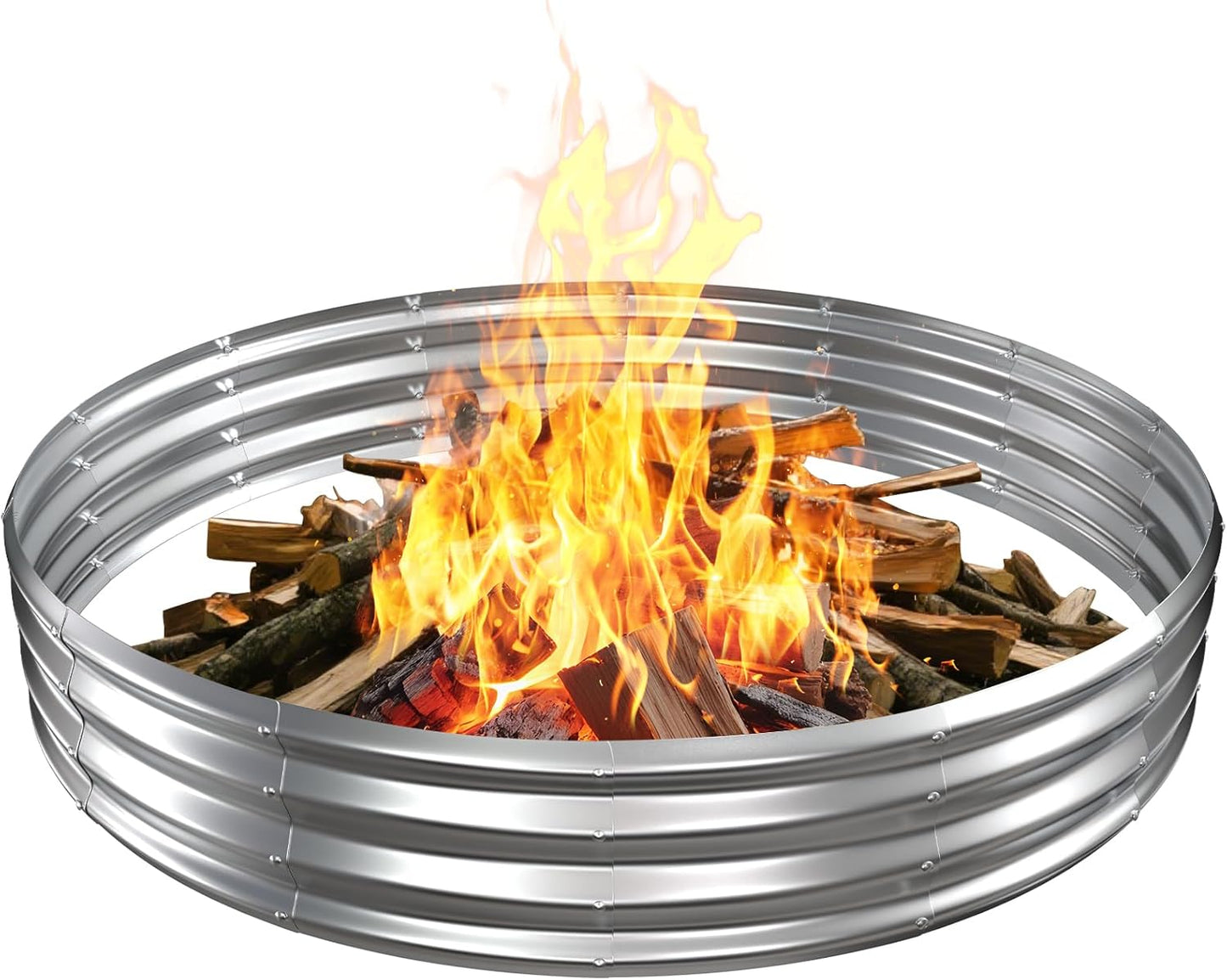 Large Metal Fire Pit Ring for Stylish Outdoor Gatherings