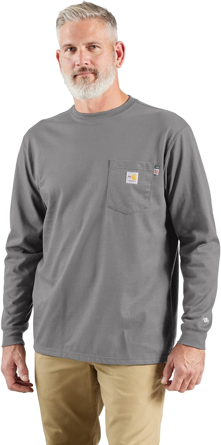 Carhartt Men's Flame-Resistant Long Sleeve Cotton T-Shirt Review