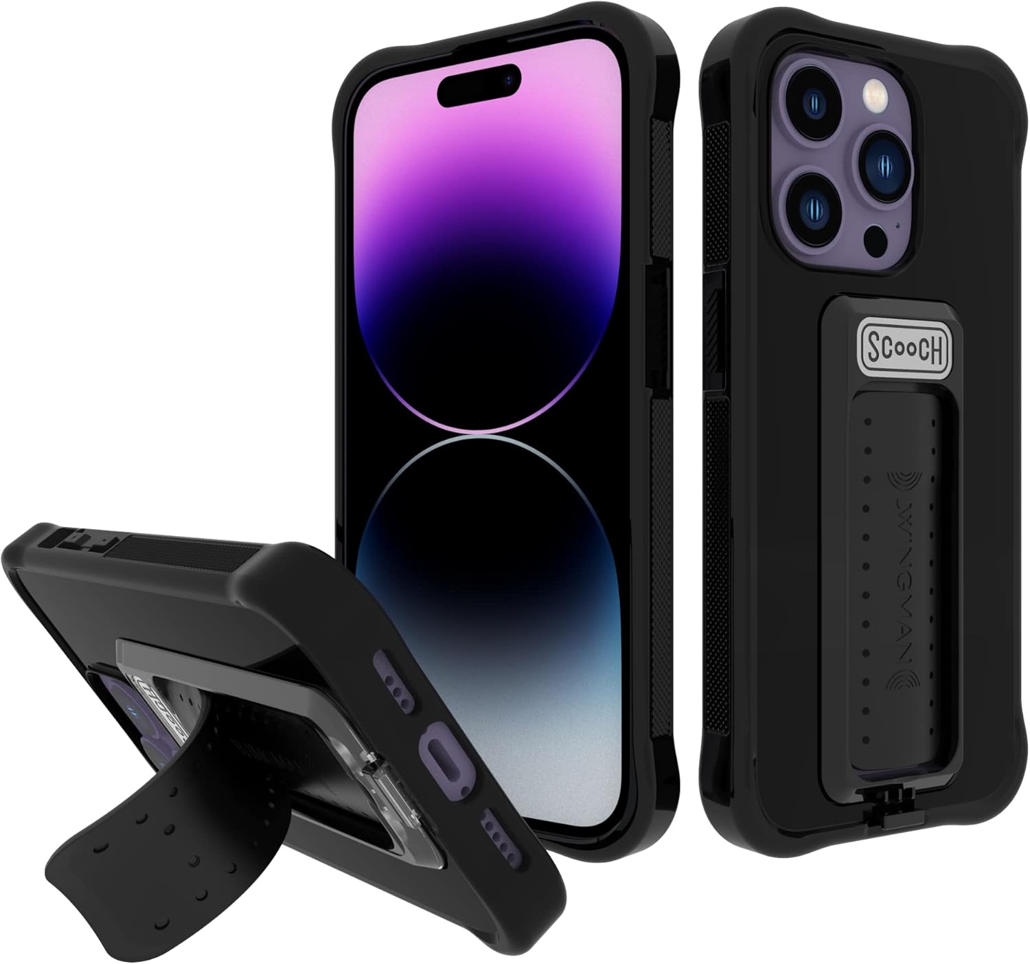 Scooch iPhone 14 Pro Case with Stand and Military Grade Protection
