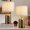 GyroVu Touch Control Table Lamps Set of 2 - Dimmable Bedside Lamps