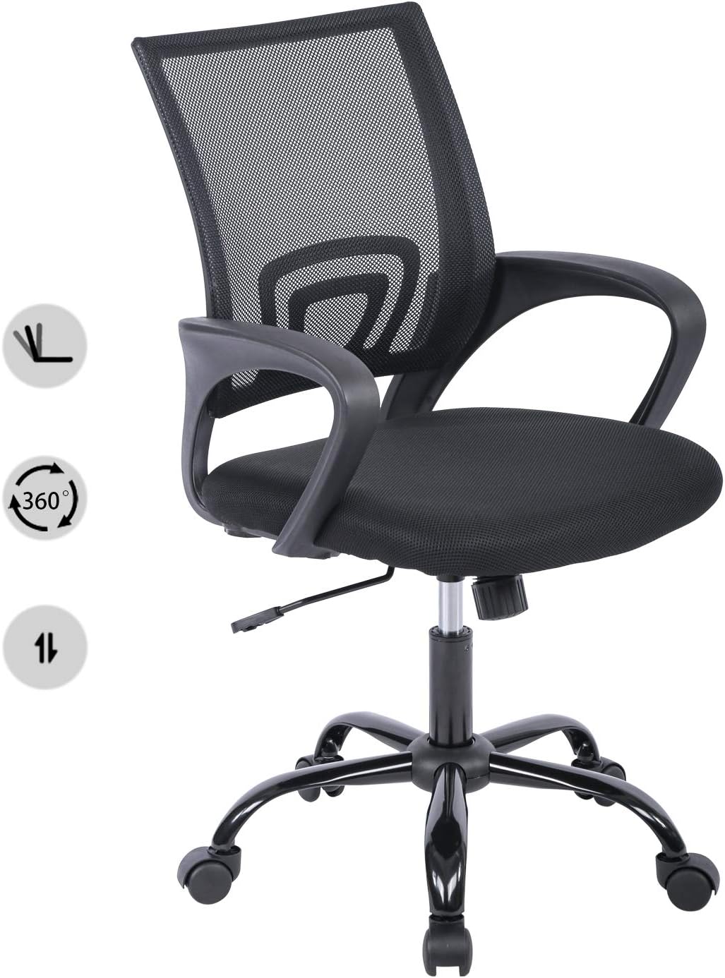 Ergonomic Mesh Home Office Chair with Lumbar Support - Dopinmin