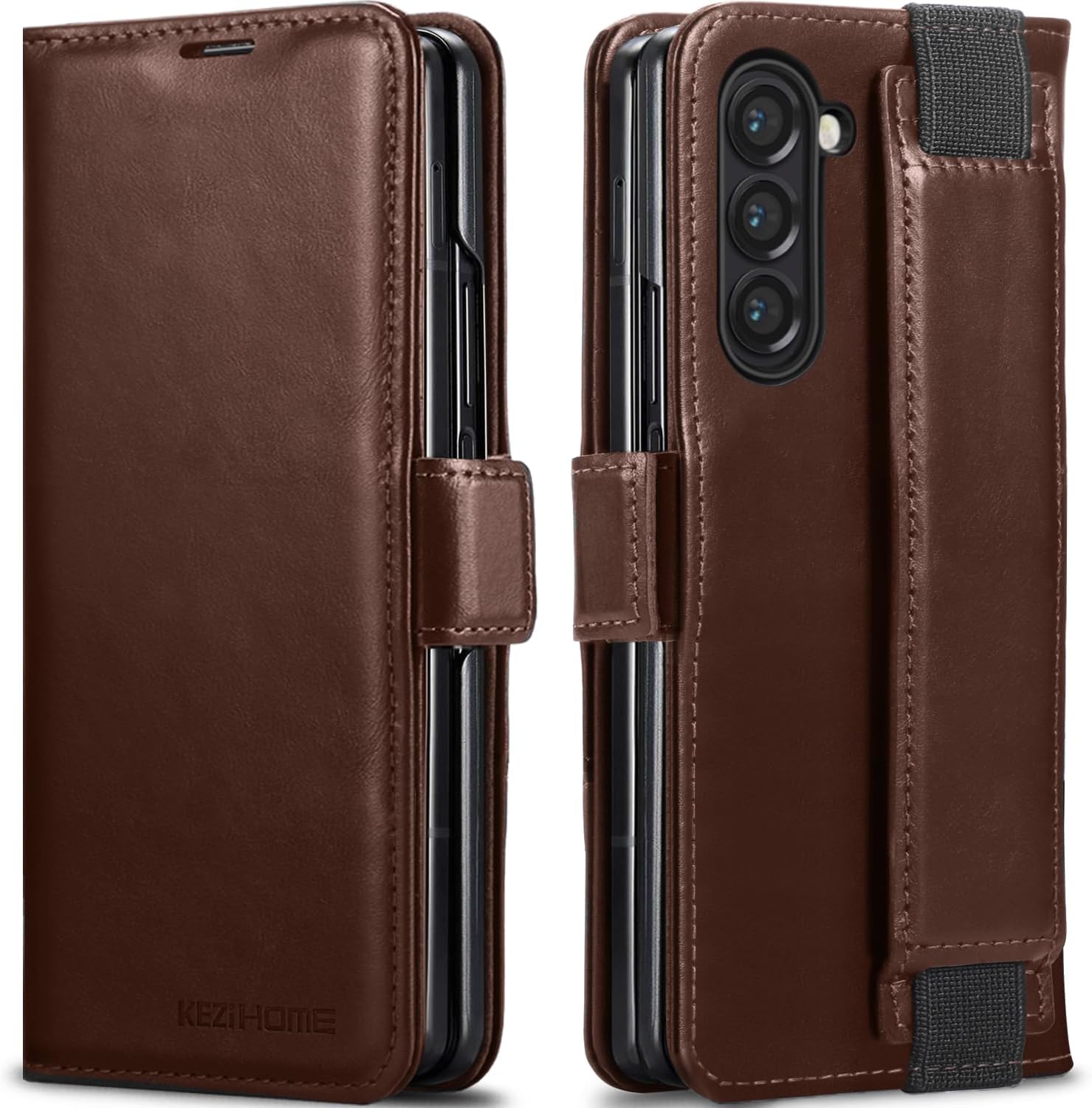 KEZiHOME Galaxy Z Fold 6 Case with RFID Blocking and Stand