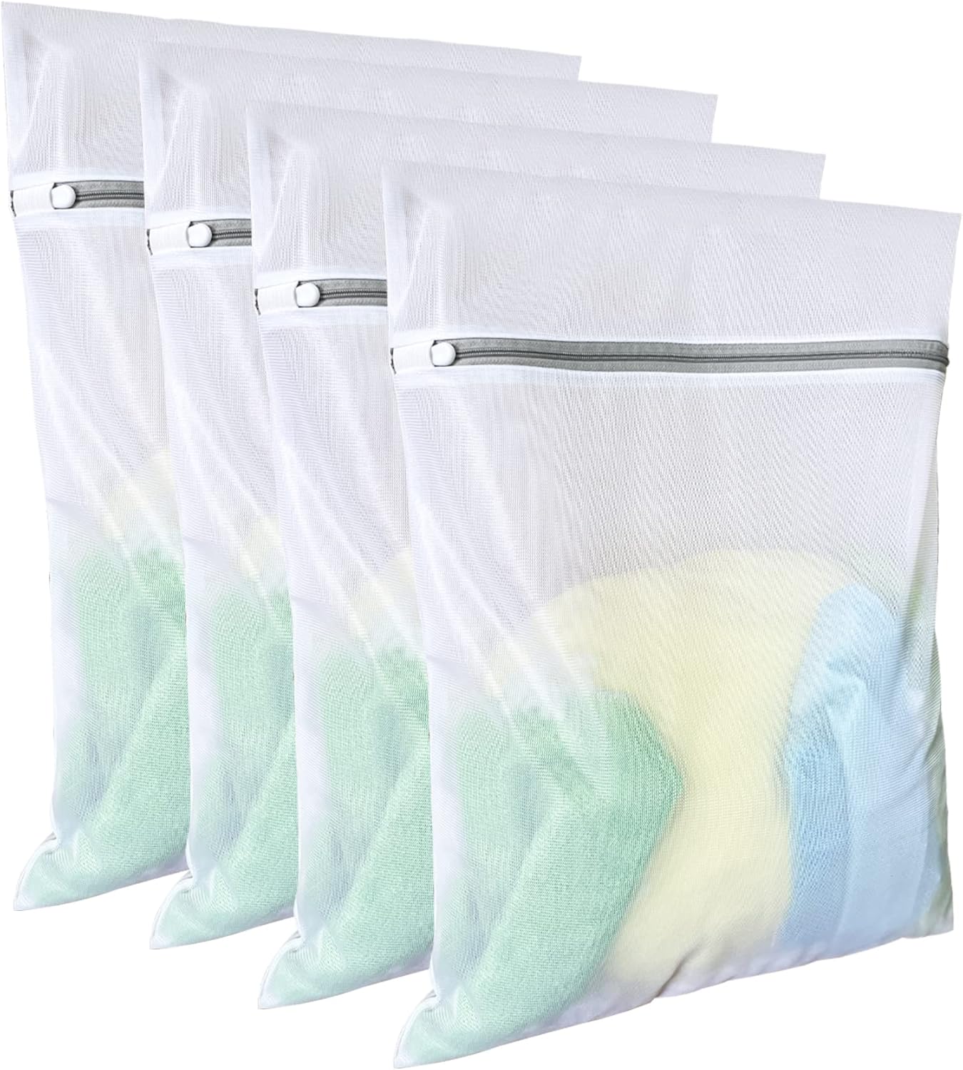 QiNZiN Delicate Laundry Bags (4Pcs,16x20) - College Essential
