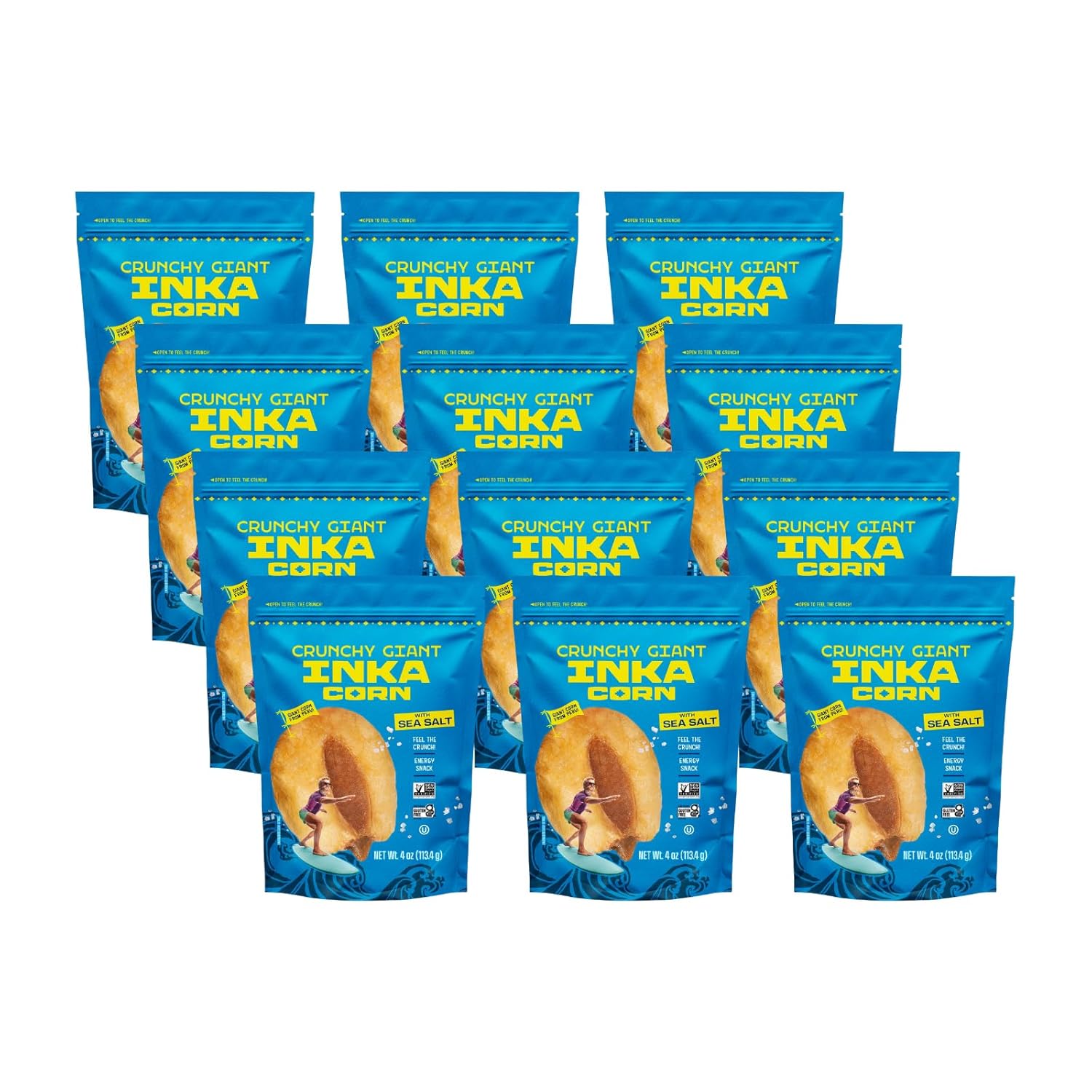 Inka Corn Nuts Gluten Free Roasted Giant Corn Original Flavor