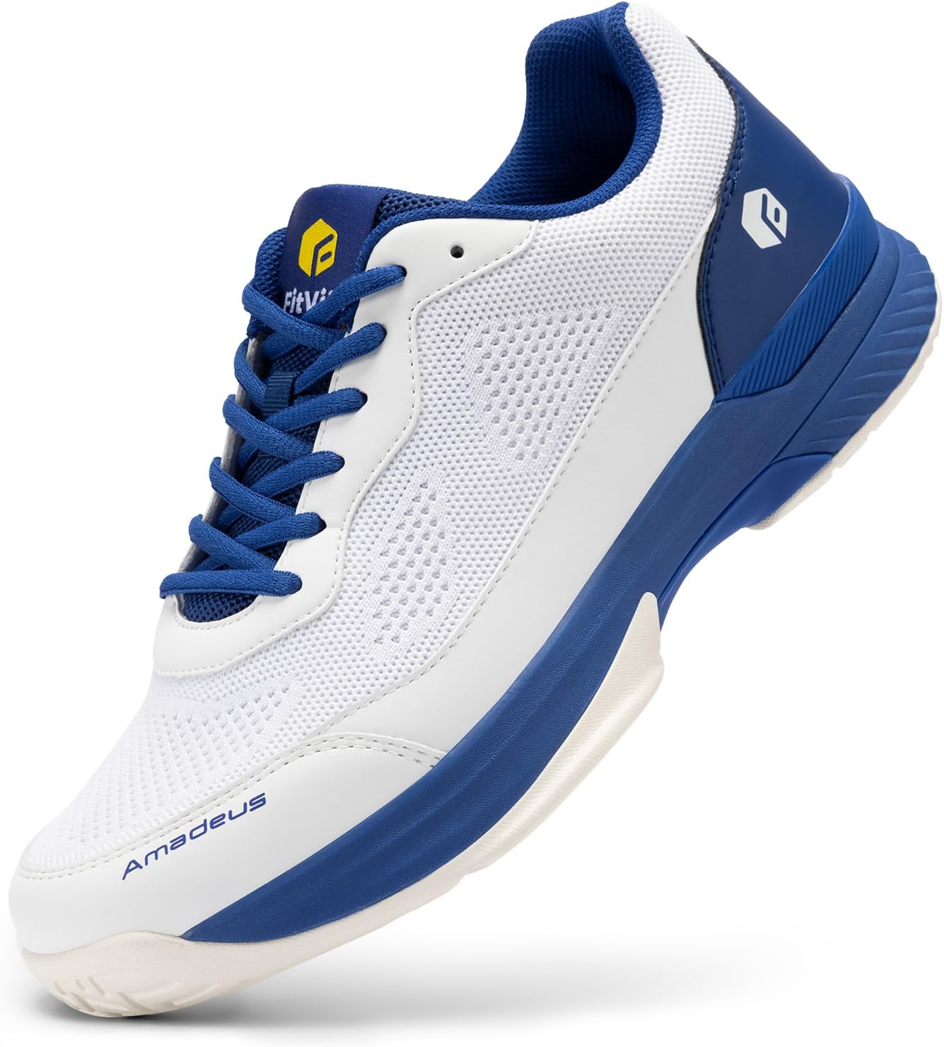 FitVille Wide Pickleball Shoes for Men with Arch Support