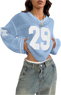 Oversized Crochet Jersey Shirts for Stylish Y2K Looks