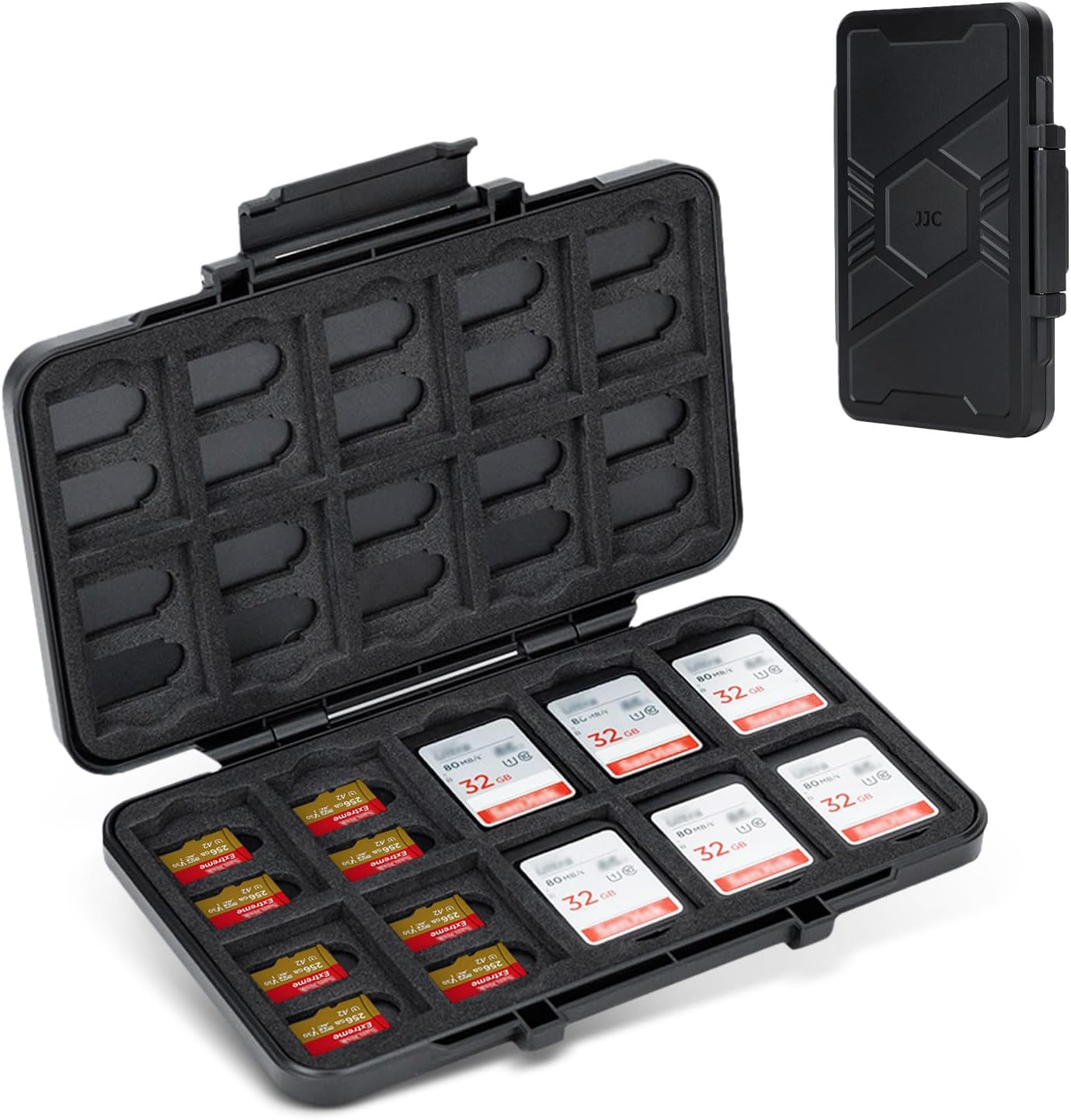 Compact 60 Slot Memory Card Case by JJC - Ultimate Protection!