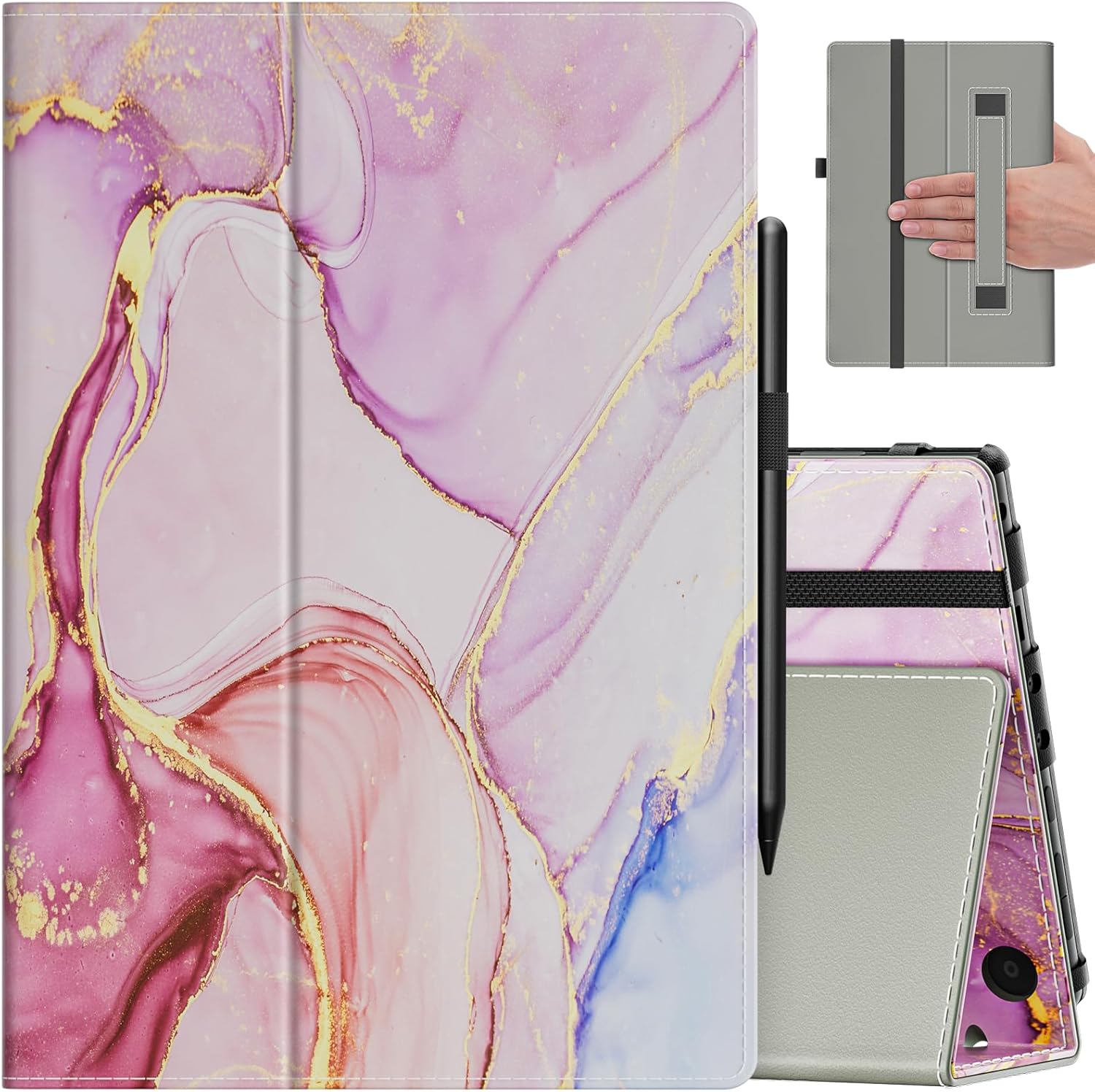 VORI Case for Kindle Fire HD 8 Tablet with Auto Wake/Sleep Feature