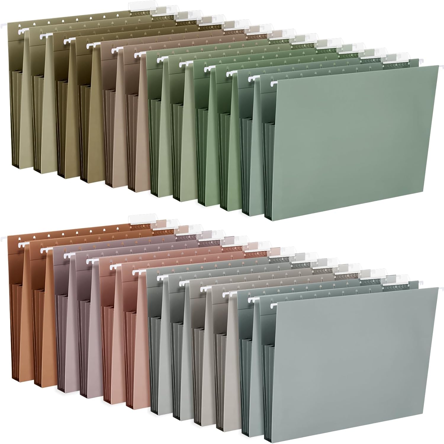 Yaomiao 24 Pack Hanging File Folders for Office Organization
