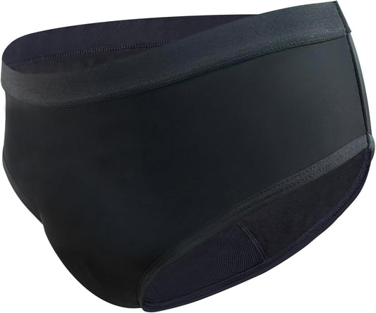 Washable Super Absorbent XXL Black Panties by KARSWATT