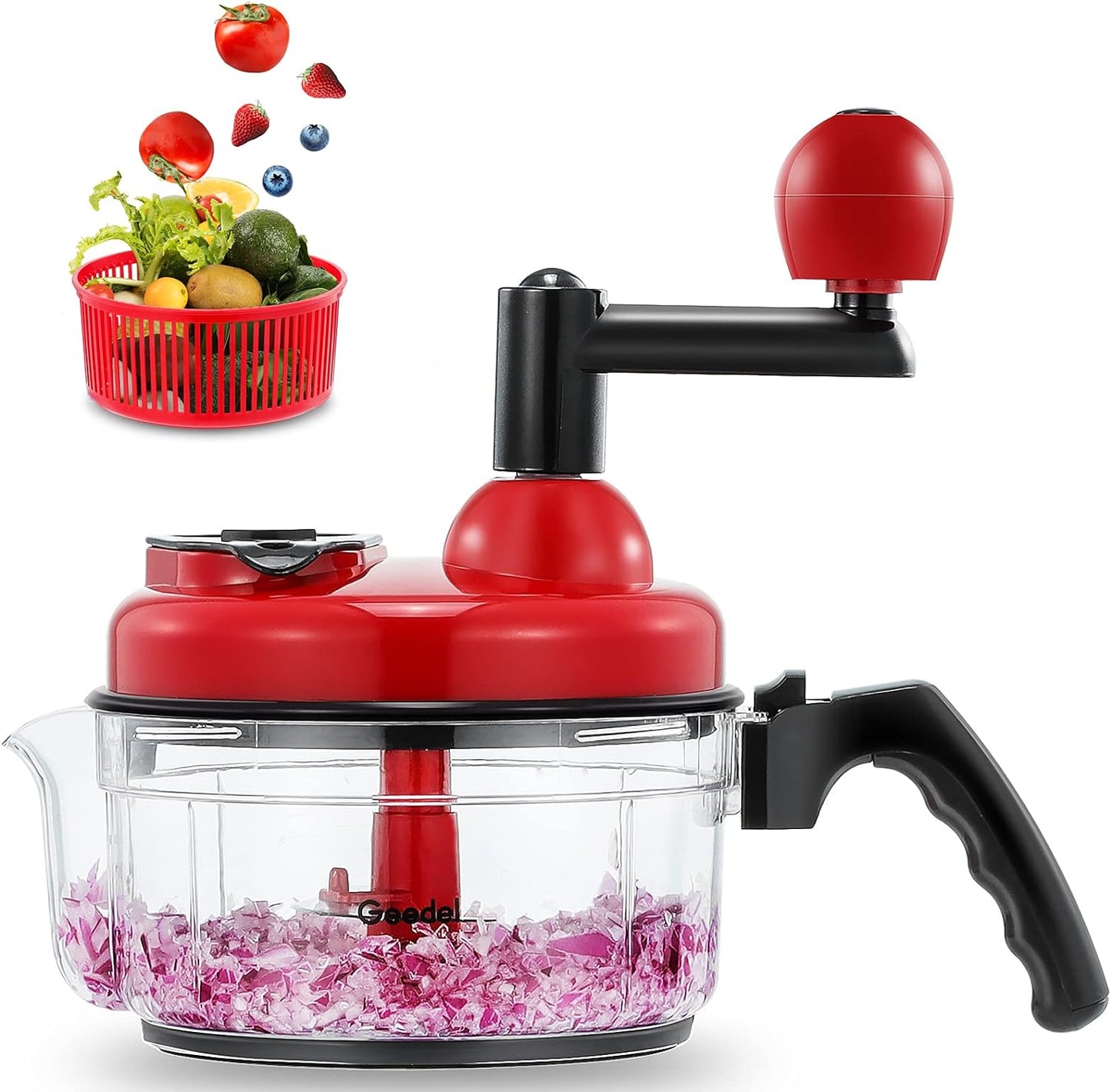 Geedel Manual Food Chopper - Quick & Easy Prep!