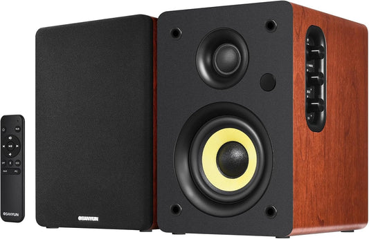 SW206 HiFi Bookshelf Speakers with Studio Mode and Remote Control