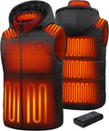 Men Heated Vest with 16000mAh Battery for Ultimate Warmth