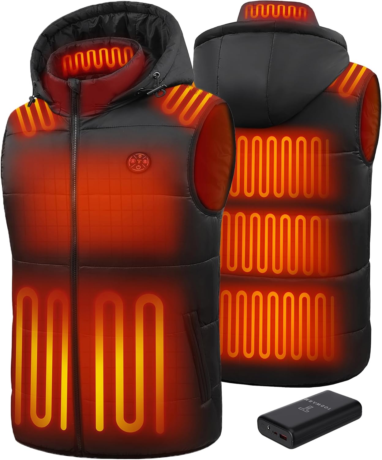Men Heated Vest with 16000mAh Battery for Ultimate Warmth