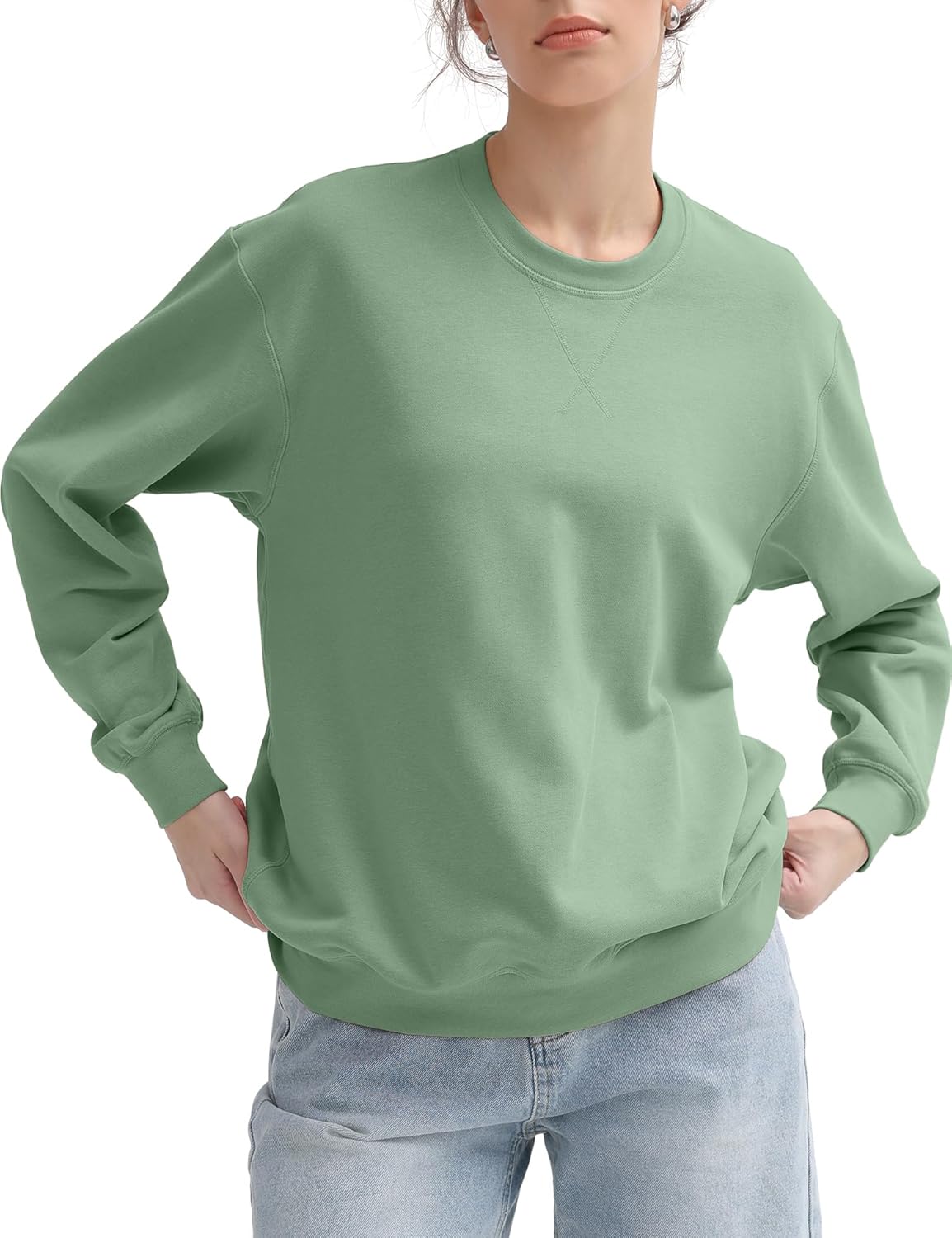 PUMIEY Oversized Sweatshirt: Cozy Fall Fashion