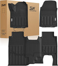 3W Floor Mats Fit for Chevrolet Silverad EV 2024-2025 - All Weather