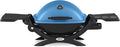 Weber Q1200 Liquid Propane Grill, Blue - Compact Portable Performance