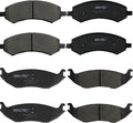 Front and Rear Brake Pad Set for 2006-2018 Dodge Ram 1500 - Ceramic