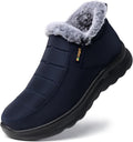 Womens Winter Snow Boots Waterproof Ankle Booties - Warm, Slip-On