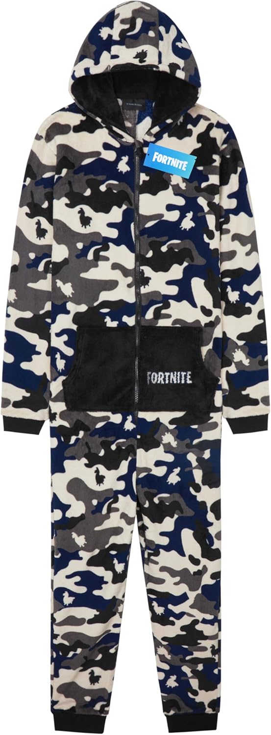 Get Trend One Piece Pajamas for Boys and Teens - Cozy Fleece Jumpsuit