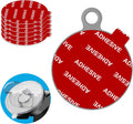 Dashboard Pad Mounting Disk Adhesive Replacement Kit - Clear 6pcs