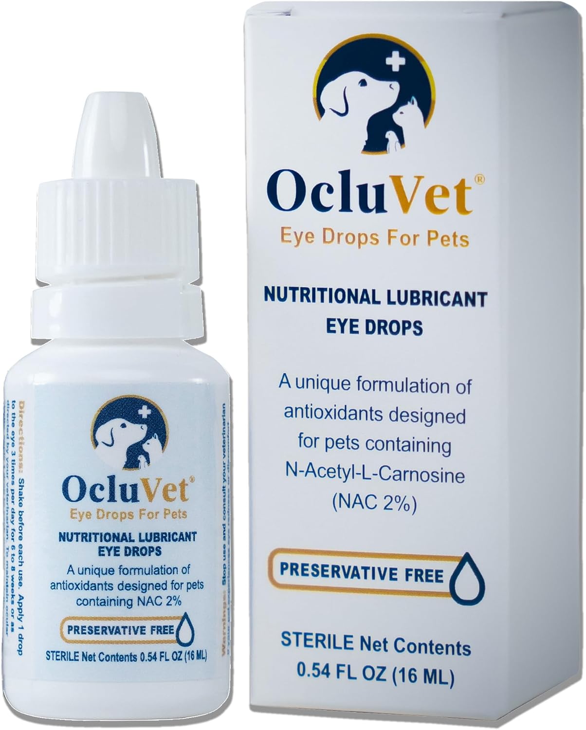 Eye Drops for Pets with Antioxidants for Cataracts Support