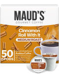 Maud's Cinnamon Roll Flavored Coffee Pods 50 ct - Medium Roast