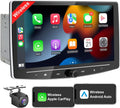 10 in Double Din Car Stereo with Wireless CarPlay Android Auto - Touch