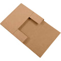 Easy-Fold Mailers 12 1/2 in x 12 1/2 in x 2 1/2 in Kraft Pack of 50